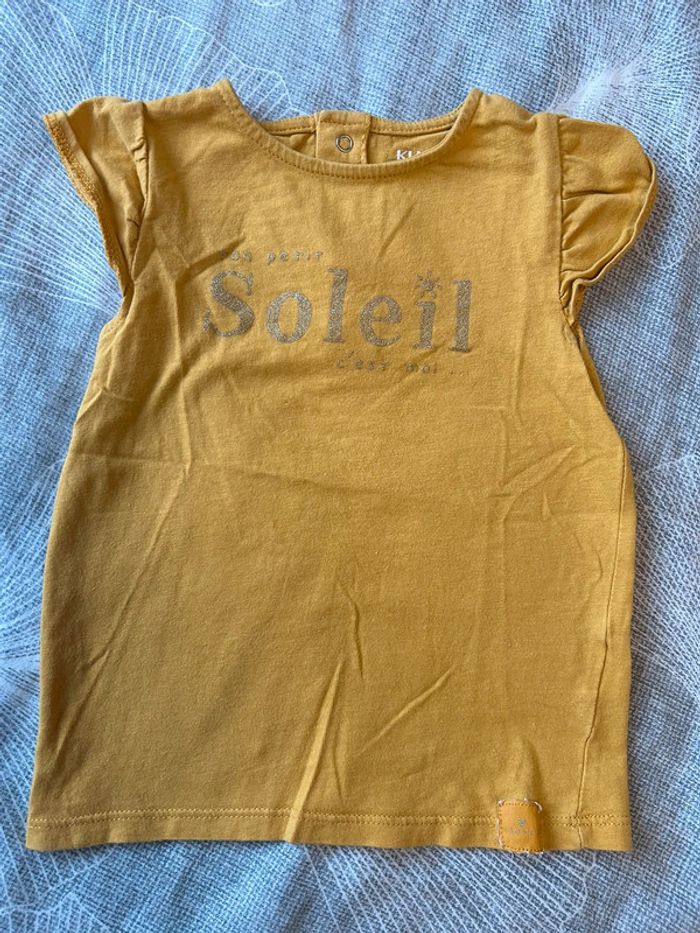 T-shirt MC soleil 24 mois