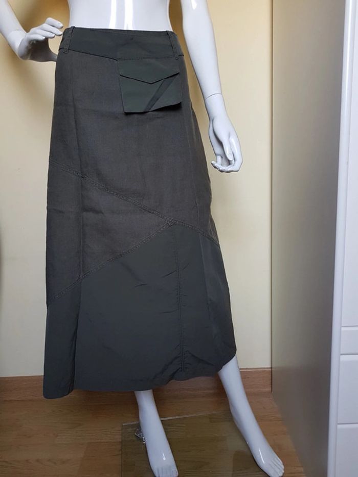 Jupe longue kaki Armand Thiery - photo numéro 3