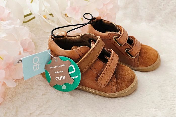 Chaussures Baskets Sneakers Botillons Scratch Cuir Obaïbi T21