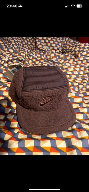 Casquette Nike officiel avec duvet hiver très rare