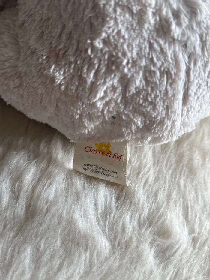 Doudou Peluche lapin 30 cm - photo numéro 4