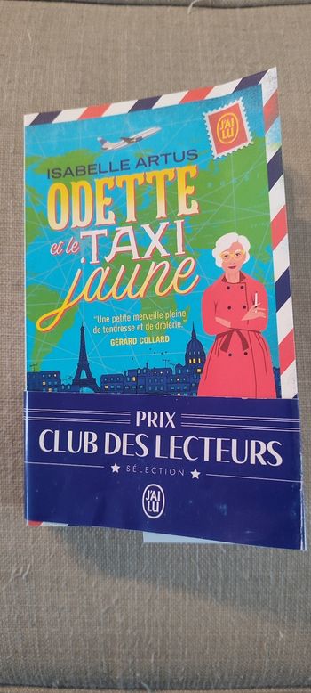 Livre Odette et le taxi  jaune