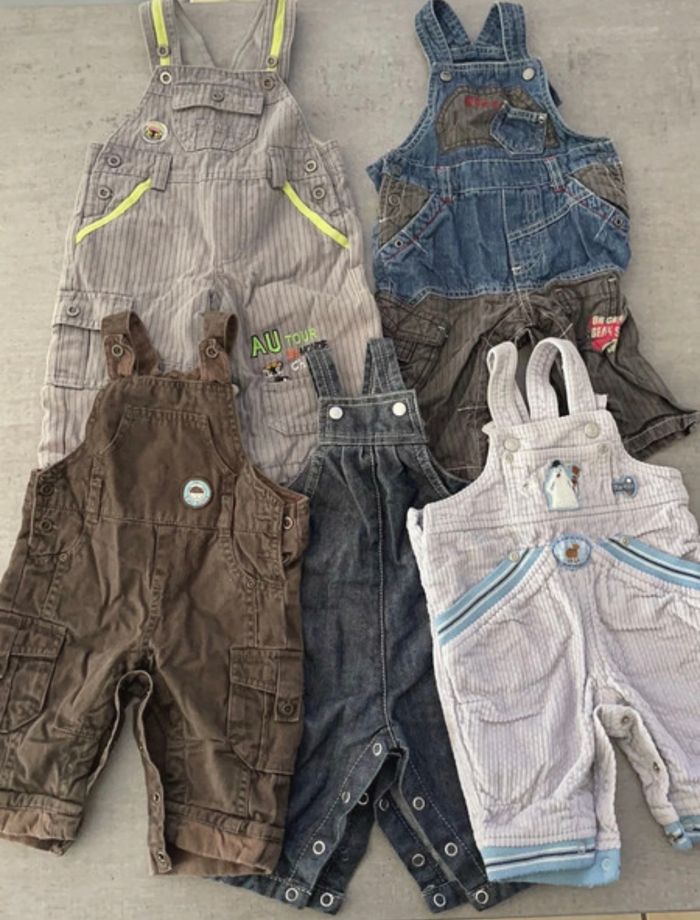 Lot de salopettes en 3 mois - photo numéro 2