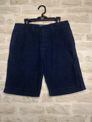 Short Homme Edwin bleu-Taille M