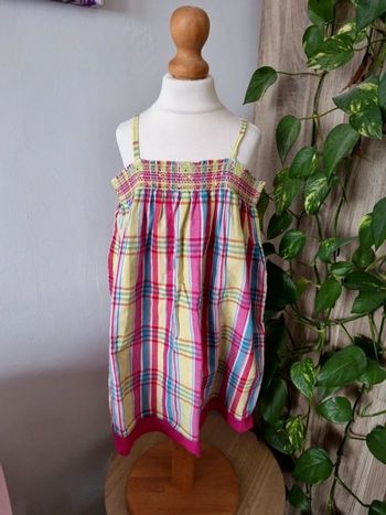 Robe madras coloré Sergent Major 3 ans