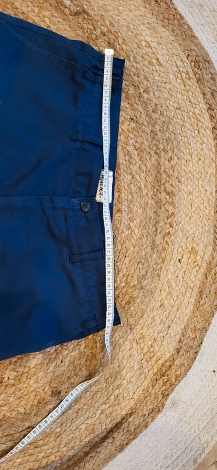 Short homme bleu marine Afibel – Taille L – Coupe droite - Très bon état - photo numéro 5