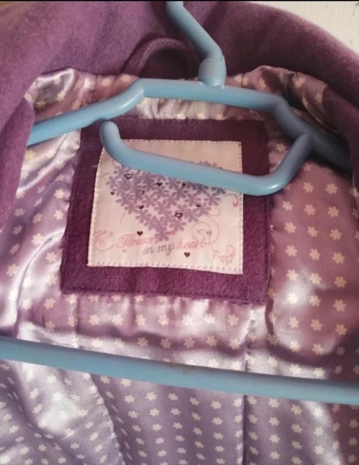 Manteau chic en laine taille 12 ans - photo numéro 3