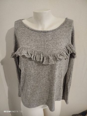 #kytieMfemme. Top court manches longues oversize taille M