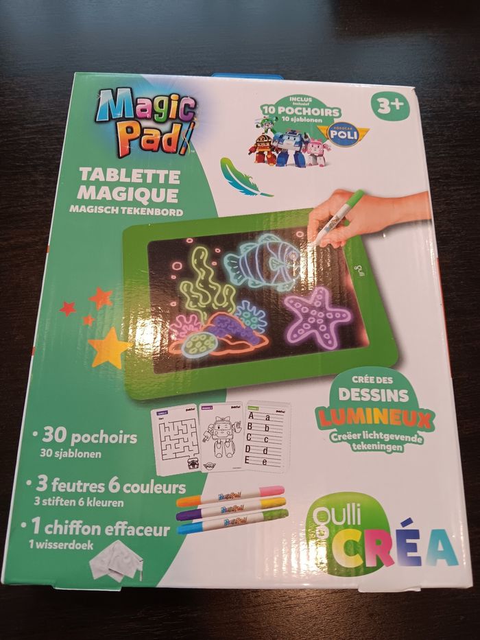 Magic pad tablette lumineuse gulli crea