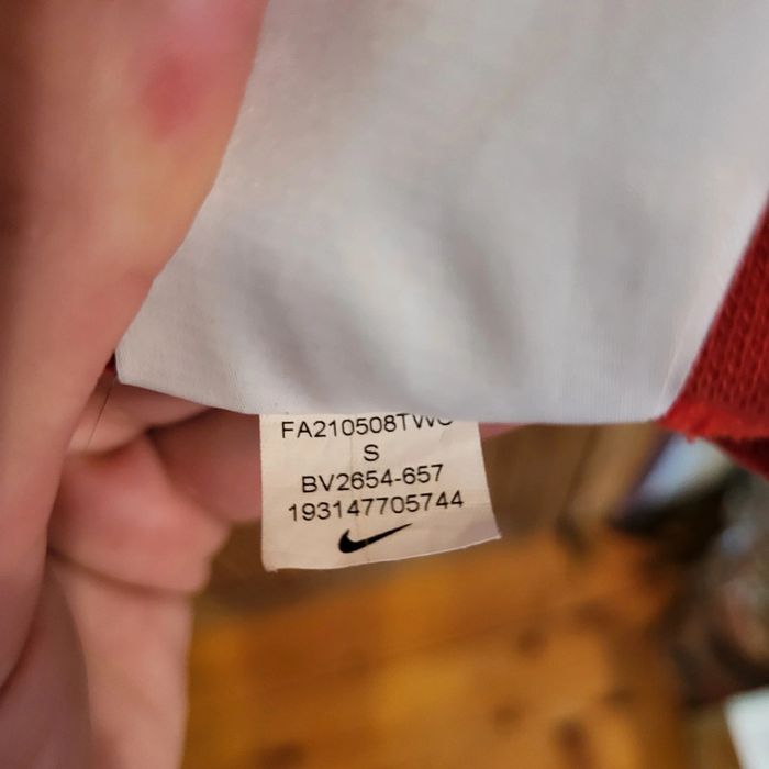 Hoodies Sweat à capuche Nike Vintage Rouge taille S - photo numéro 5