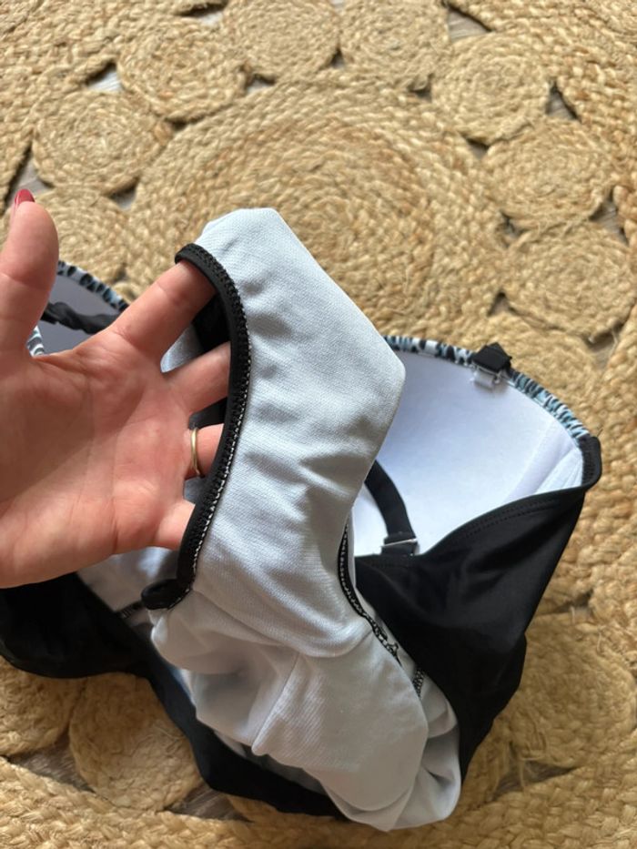Maillot de bain à motif léopard shorty - rembourrés - taille 50 - comme neuf - photo numéro 8