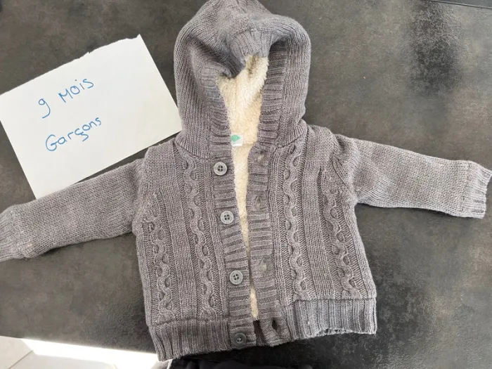 Gilet hiver garçon