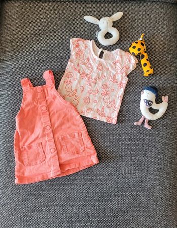 Ensemble robe et son t-shirt 74 cm