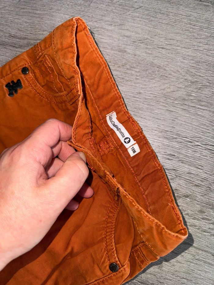 Pantalon rouille Lulu castagnette 18 mois - photo numéro 3