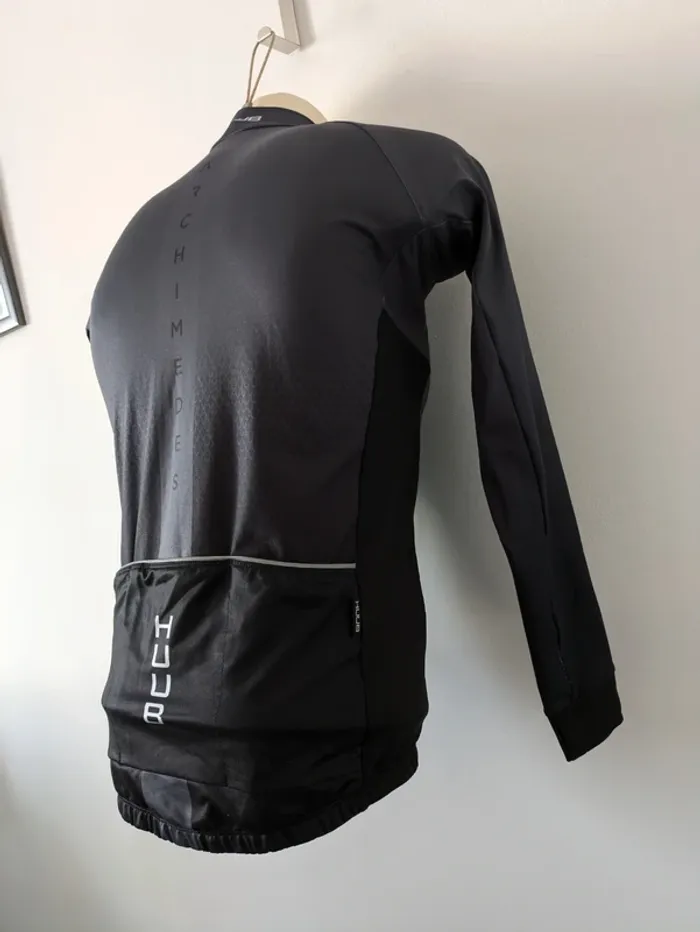 Maillot cyclisme veste zippé manches longues - Huub - taille S - photo numéro 5