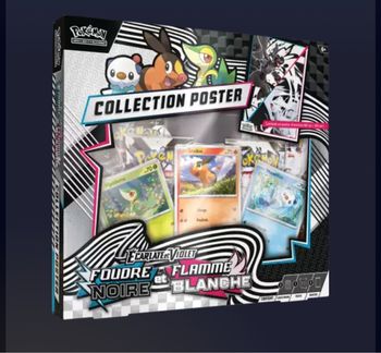 Coffret poster 10.5 foudre noire et flamme blanche