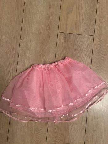 Jupe tutu en tulle rose