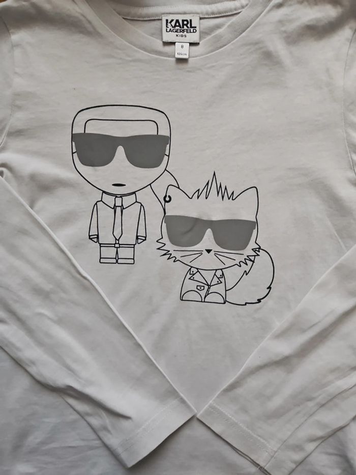 T shirt manches longues taille 8 ans - photo numéro 2