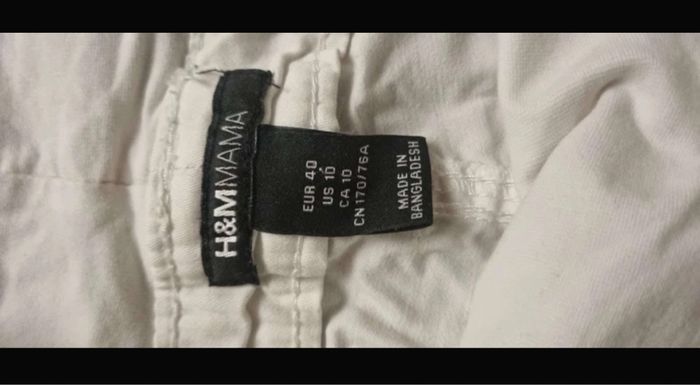 Pantalon de grossesse blanc en jean - photo numéro 2