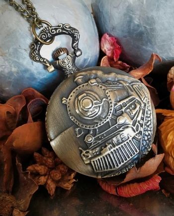 F76 Montre à gousset rétro vintage originale bronze