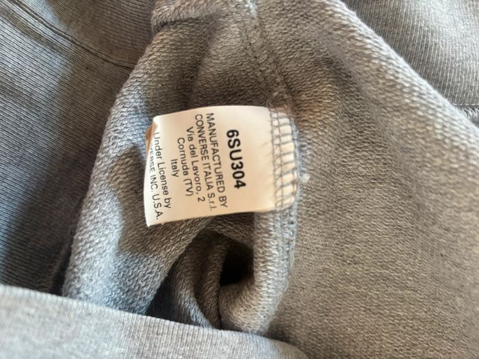 Sweat Converse gris made in italy taille - photo numéro 9