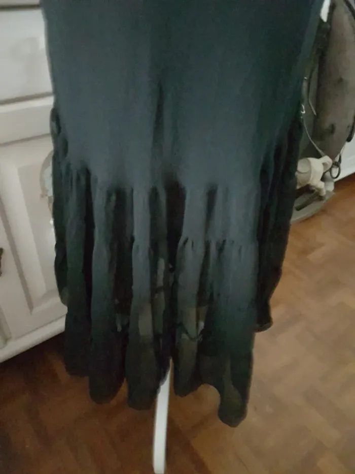 Jupe longue noire Bleu Bonheur Taille 40 Neuve - photo numéro 2