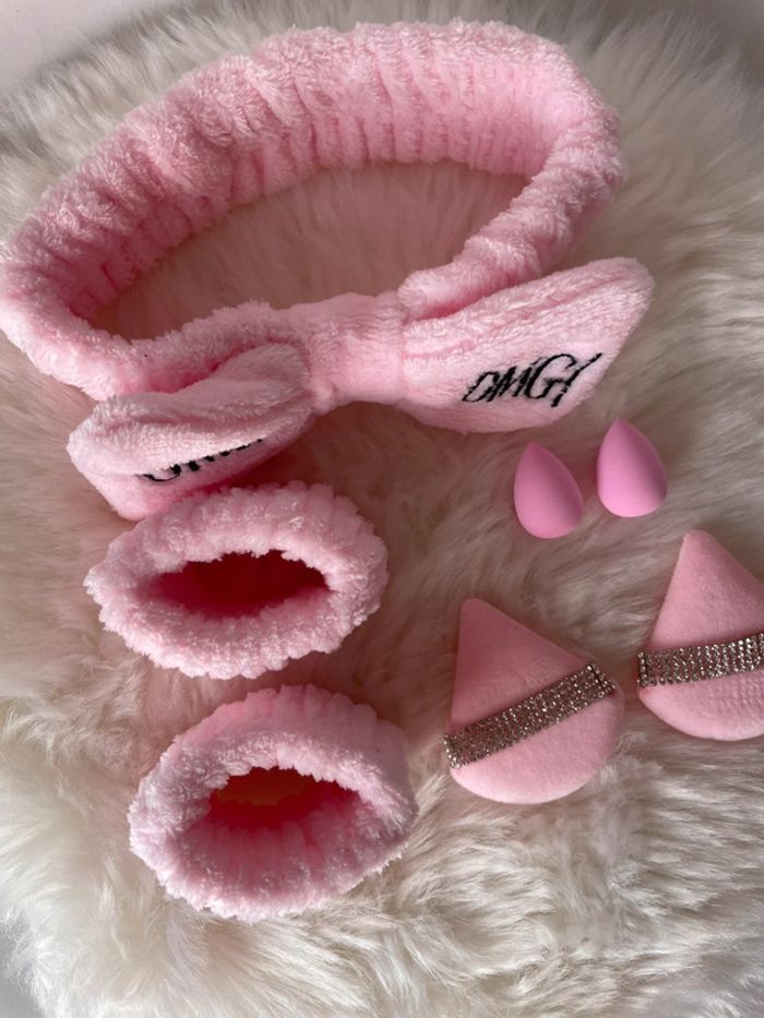 Lot bandeau + accessoires pour maquillage - photo numéro 3