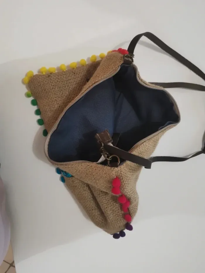 Sac toile de jute 36x28cm - photo numéro 3