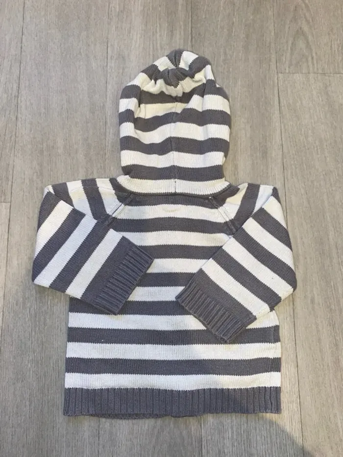 Gilet zippée 12mois - photo numéro 3