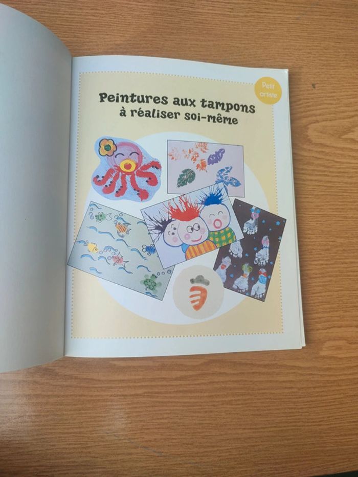 Livre peinture aux tampons à réaliser soi-même - photo numéro 5