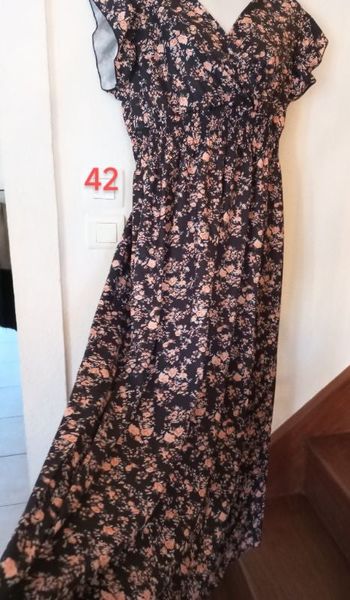 Robe longue fluide decache cœur femme.42