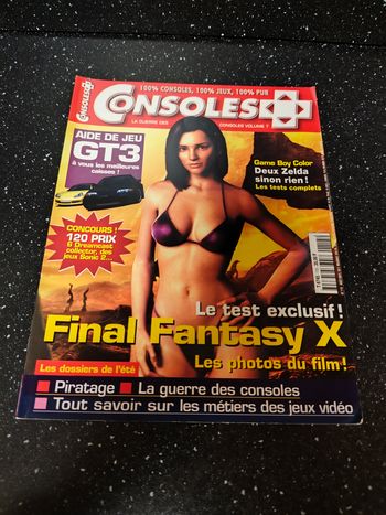 Magazine vintage consoles + août 2001 numéro 115