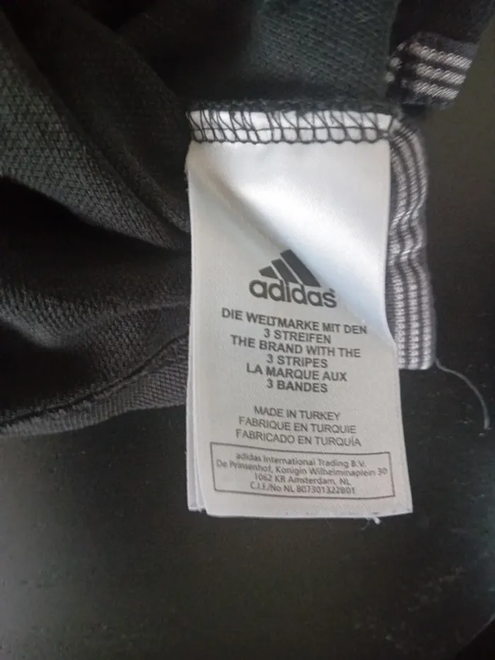 Polo Noir Adidas taille L - photo numéro 6