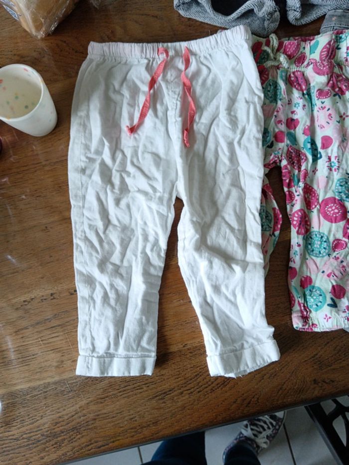 Lot de 7 pantalons et shorts fille - photo numéro 2