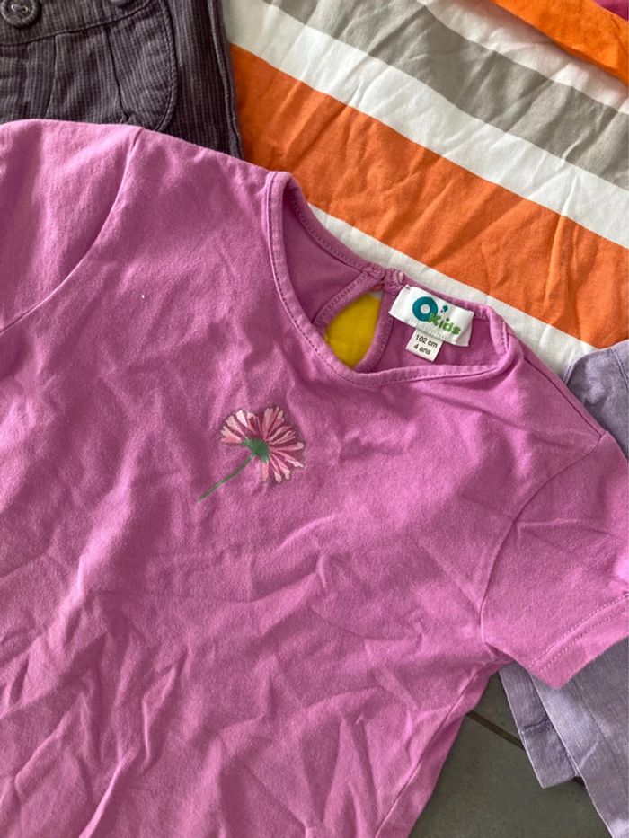 Lot ensemble robe vêtement été fille taille 4 ans - photo numéro 2