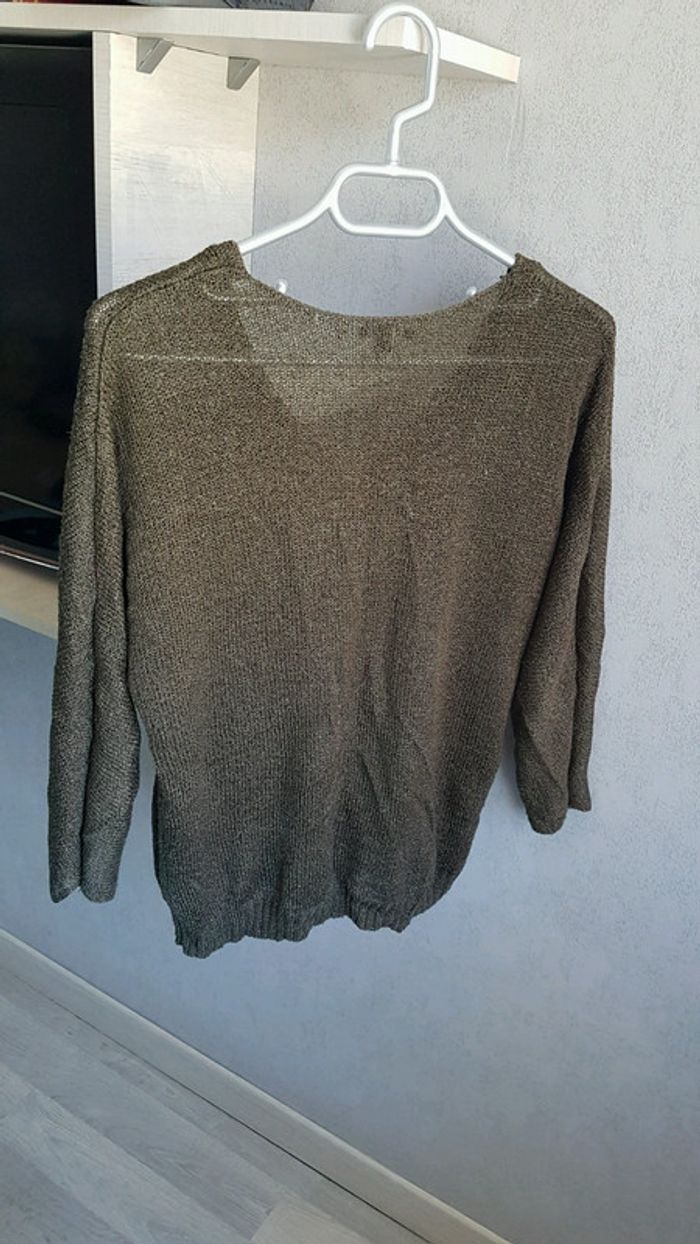 Pull léger marron Kiabi - photo numéro 2