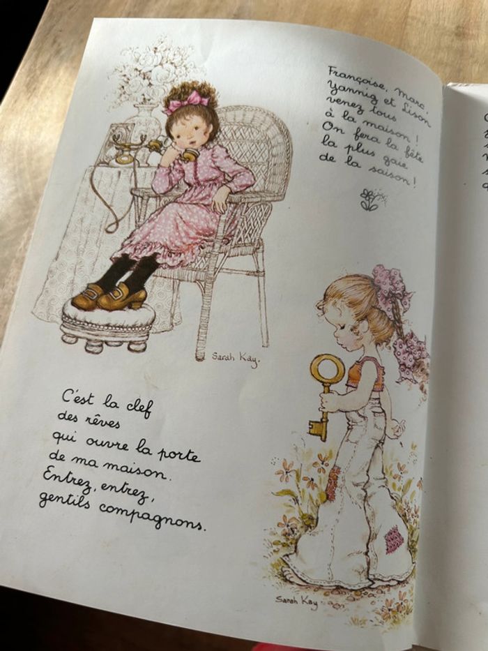 Livre ancien vintage Ouvre-moi ta porte Sarah Kay Hemma collection petits secrets - photo numéro 4