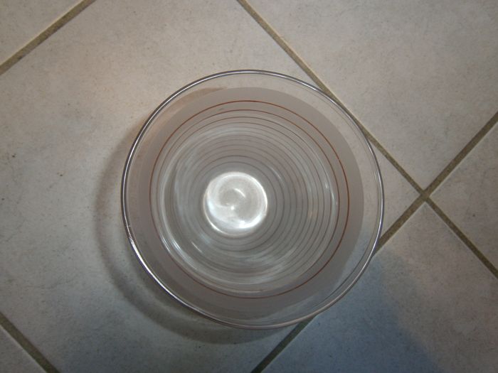 Vase opaque à traits rouge - photo numéro 4
