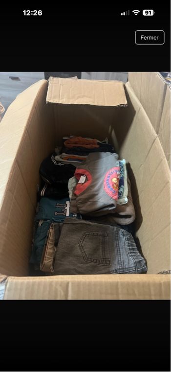 Lot vêtements garçon pour revendeur