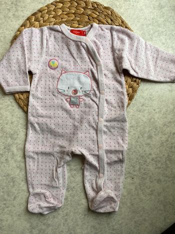 Pyjama chat rose Tissaia