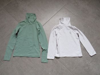 2 sous pull/col roulé fille 10 ans NKY