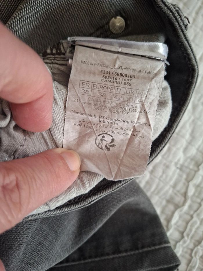 Jean 7/8eme Camaïeu taille 38 - photo numéro 6