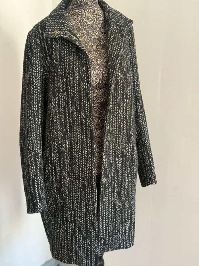 Manteau Trussardi Jeans – Pied-de-poule – Taille 38 – Très bon état