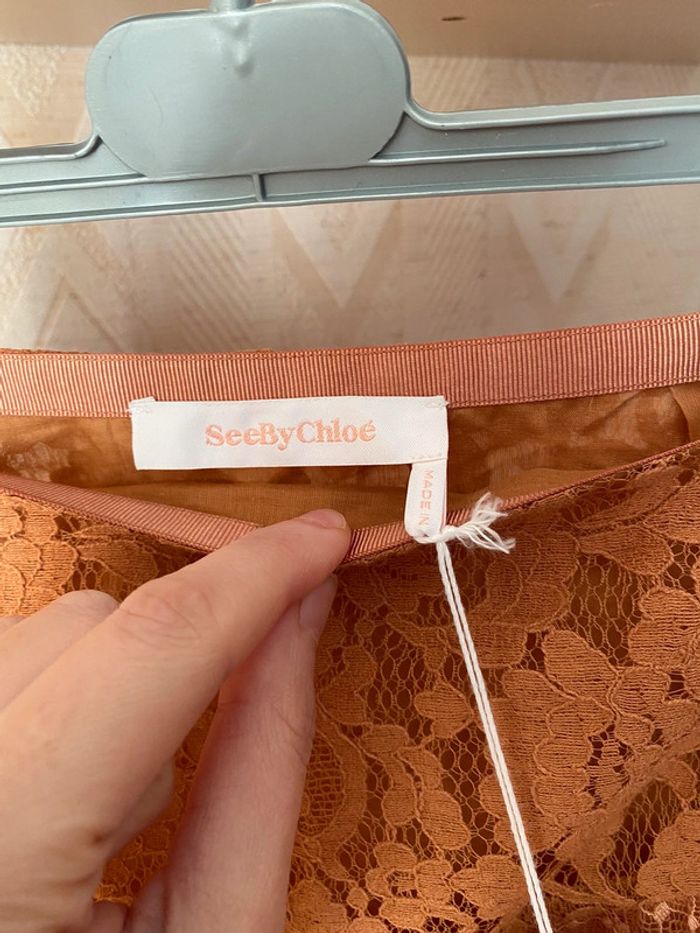 Superbe belle jupe neuve avec étiquette See By Chloé - photo numéro 4