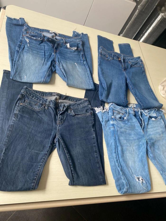 Lot de 4 jeans