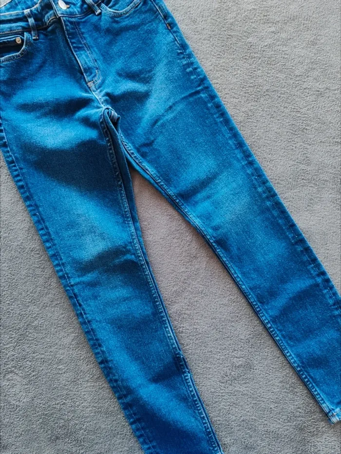 Jean skinny Meraki Mid Wash Blue – W28 L30 – Neuf avec étiquette - photo numéro 2