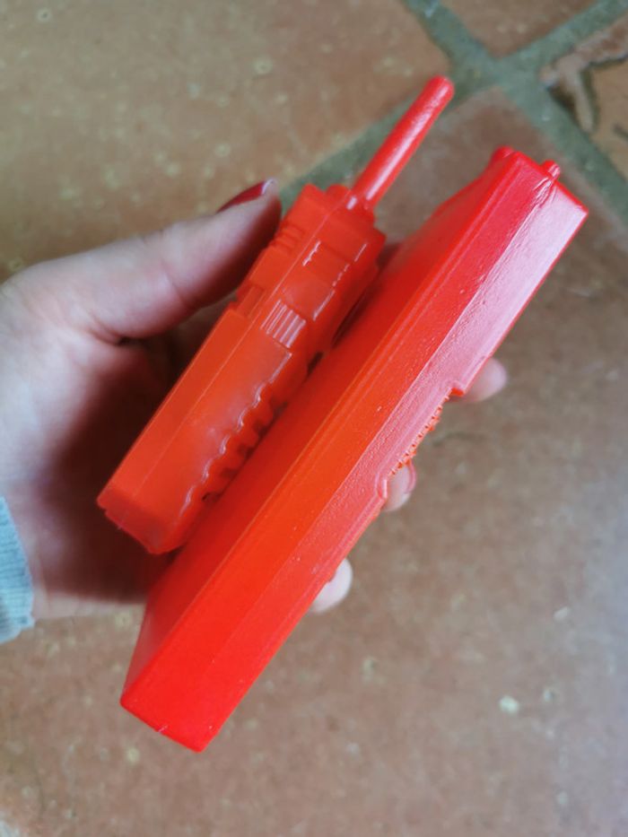 Jouets talkie walkie factise rouges lot de 2 - photo numéro 2