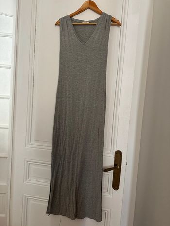 Robe longue confort camaïeu