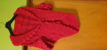 Gilet/liseuse fuchsia