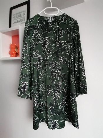 Robe verte Mango taille S